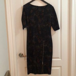 Periphery black floral dress